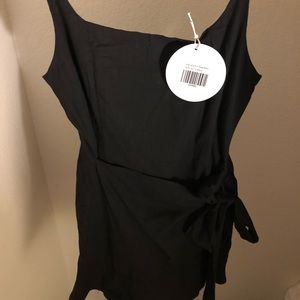 NWT Princess Polly Love Lane Mini Dress black